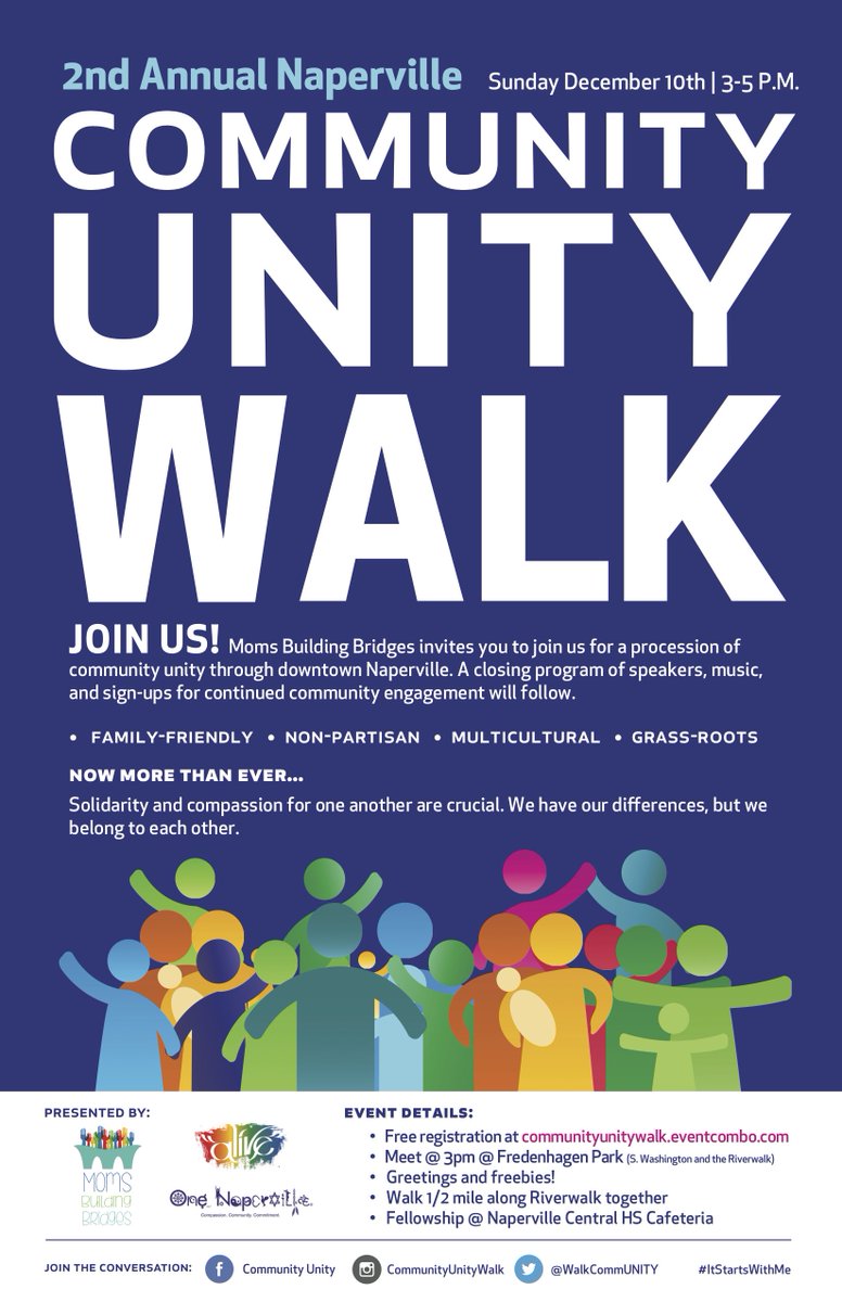 Eventcombo's tweet photo. @Eventcombo is proud to #GoBeyondTickets & partner w/communities to promote unity, culture, & peace. @buildbridgemoms Parent Diversity Advisory Council @ipsd204, @alivenaperville & many others. Join the Walk on 12/10! https://t.co/vhbXKFntr1 #NoTiers https://t.co/ifBA9ol6og https://t.co/Rl3Bs3uULM