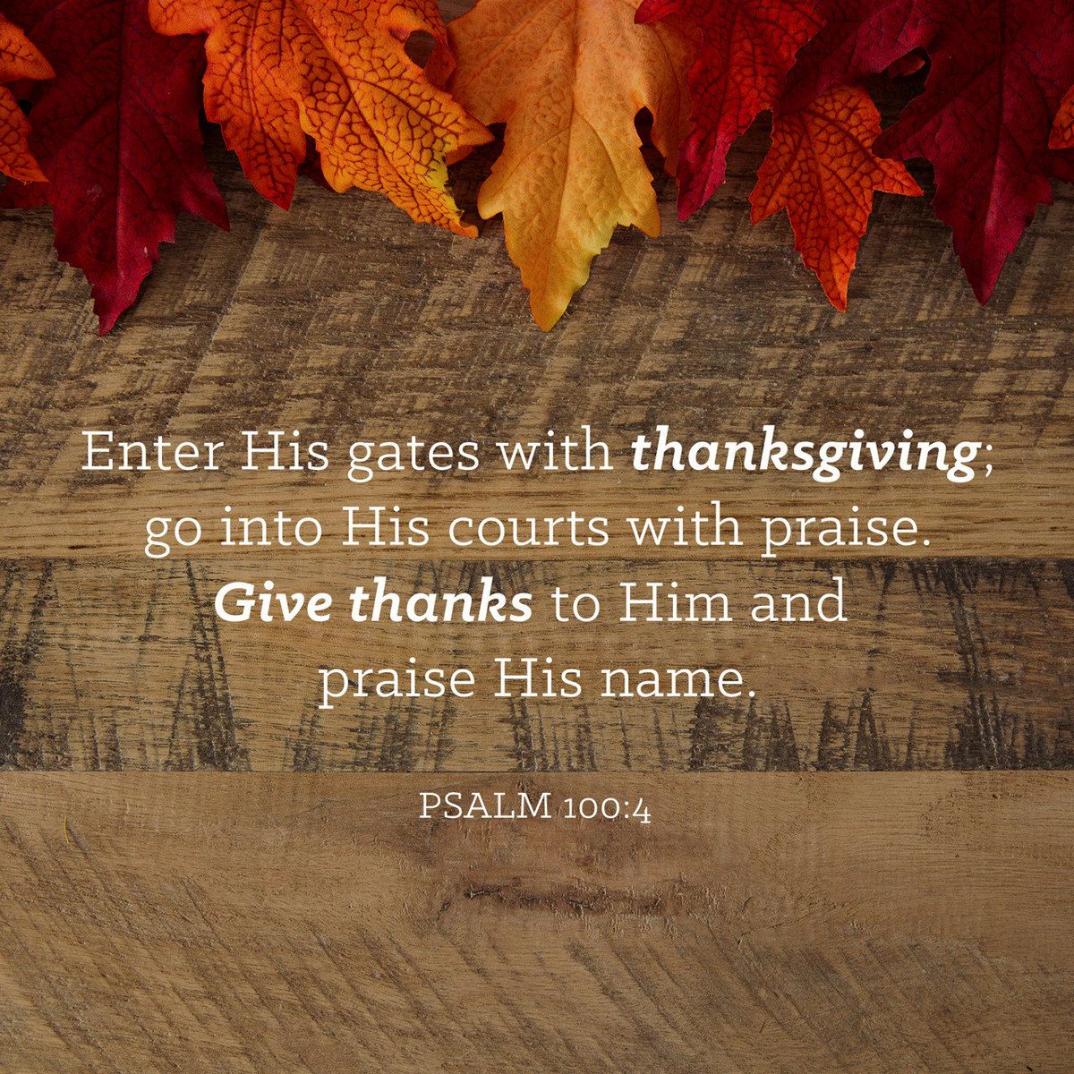 christiangaming's tweet photo. Enter into his gates with thanksgiving, and into his courts with praise: be thankful unto him, and ... https://t.co/pg7AjZXRGa