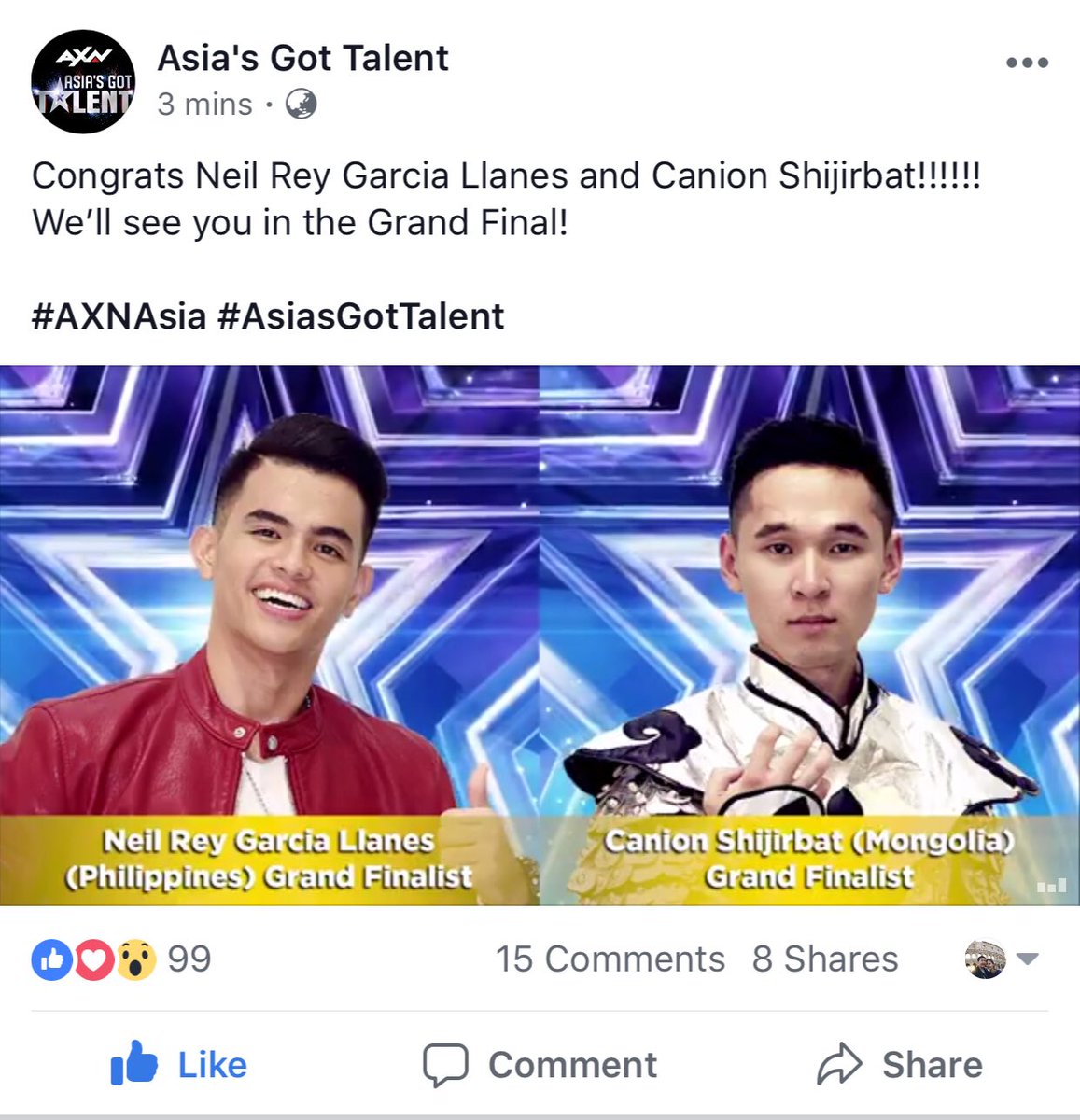 ZoyaKafka's tweet photo. Шижирбат финалд өрсөлдөхөөр болжээ! 😍👍 #AGT #CanionShijirbat #digitaldancer https://t.co/VwBq2BTera