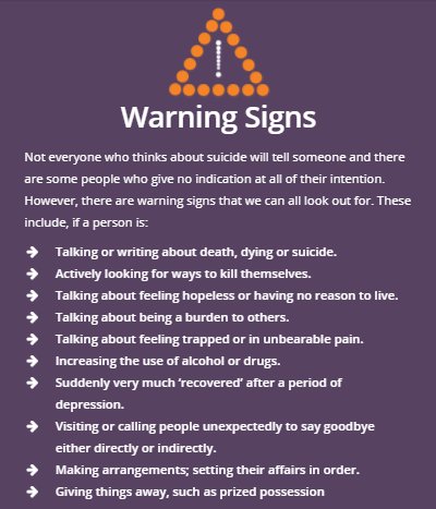 stopsuicidecam's tweet photo. It's time to challenge the stigma and myths around suicide. We need to get people talking directly about #suicide &amp; make people alert to the warning signs. Please RT to show your support &amp; visit our website: https://t.co/a3aprMxj6x @TimetoChange @MindCharity @Zer0Suicide https://t.co/W6YS6M85V9