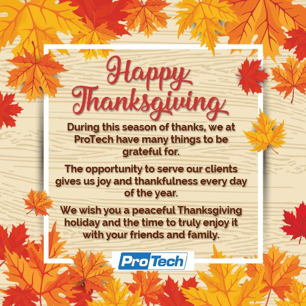protechtraining's tweet photo. Happy Thanksgiving! #happythanksgiving2017 https://t.co/lQ5K35mQ8a