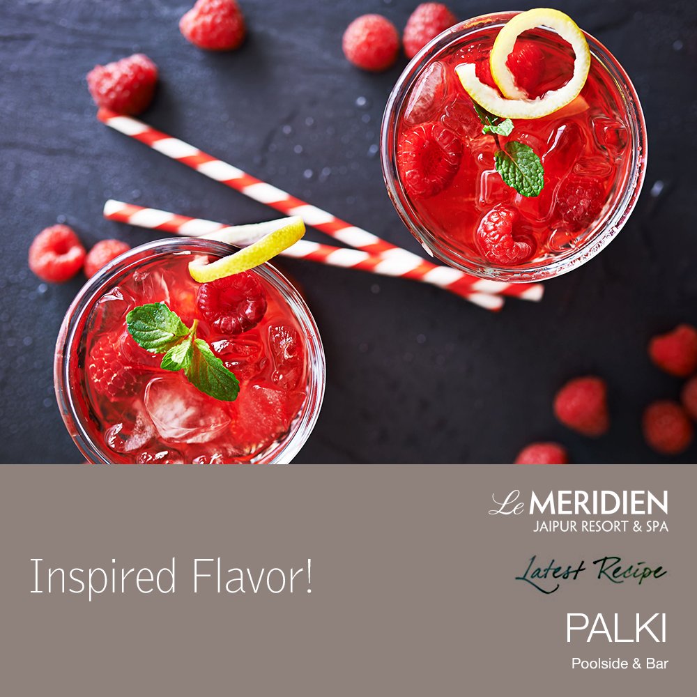 LeMeridienJP's tweet photo. #InspiredFlavor - Sea Breeze #Moctail
Starts at INR 250++
Everyday at #LatestRecipe & #Palki Poolside & Bar, #LeMeridienJaipur
Call us for reservations: + 91 1426 403333
#SPGCravings #FlavorOfTheMonth #LeMeridien #Jaipur #Resort & #Spa https://t.co/v0MjQDip3w