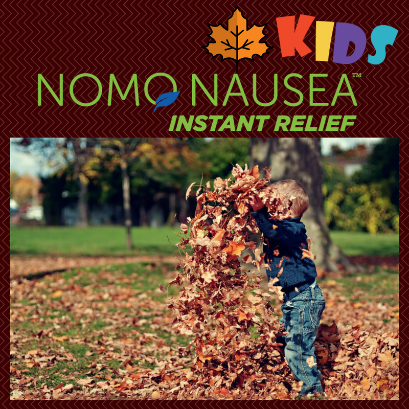 NoMoNausea's tweet image. It's Thanksgiving! Let your little one enjoy the #falltimefun with Nomo Nausea Kids so they won't have to be inside with any tummy aches.