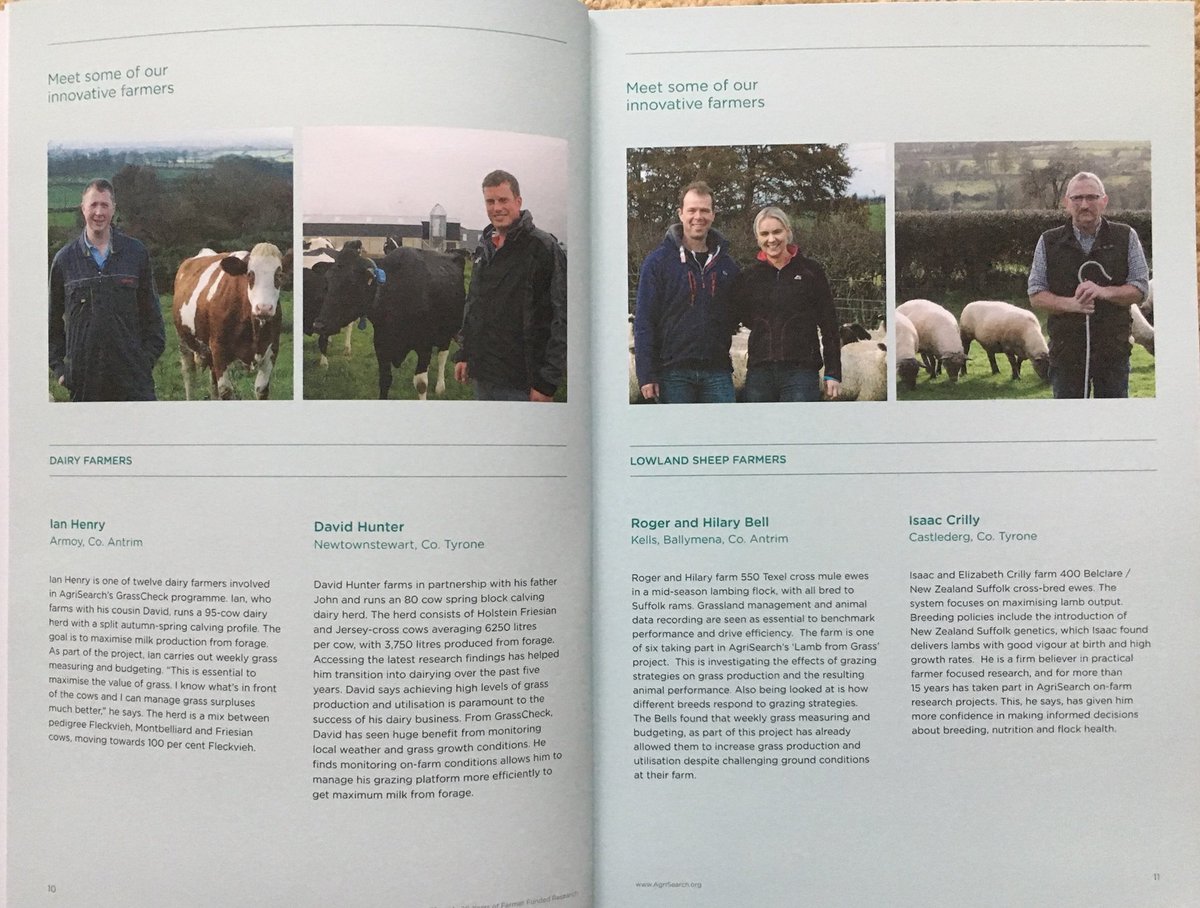 Innovative Farmers featuring in <a href="/AgriSearchNI/">AgriSearch</a> Anniversary book incl <a href="/johnegerton36/">John Egerton</a> <a href="/ianhenry84/">Ian Henry</a> <a href="/hilarybellfarm/">HILARY BELL</a> #FrankTurley #DavidHunter &amp; #IsaacCrilly