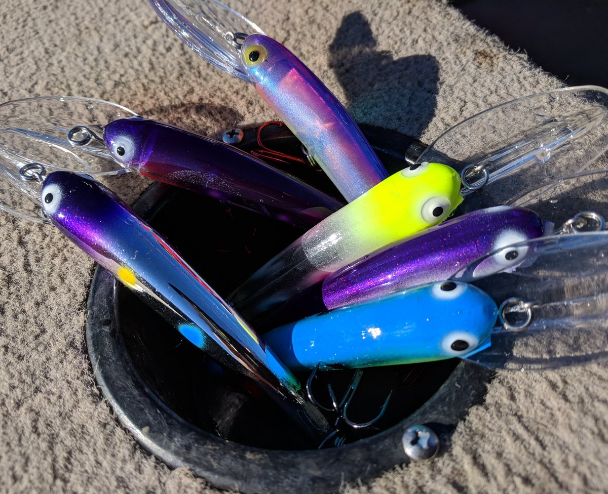 Now there's a nice starting lineup! #bayratlures #LXD #madeinamerica