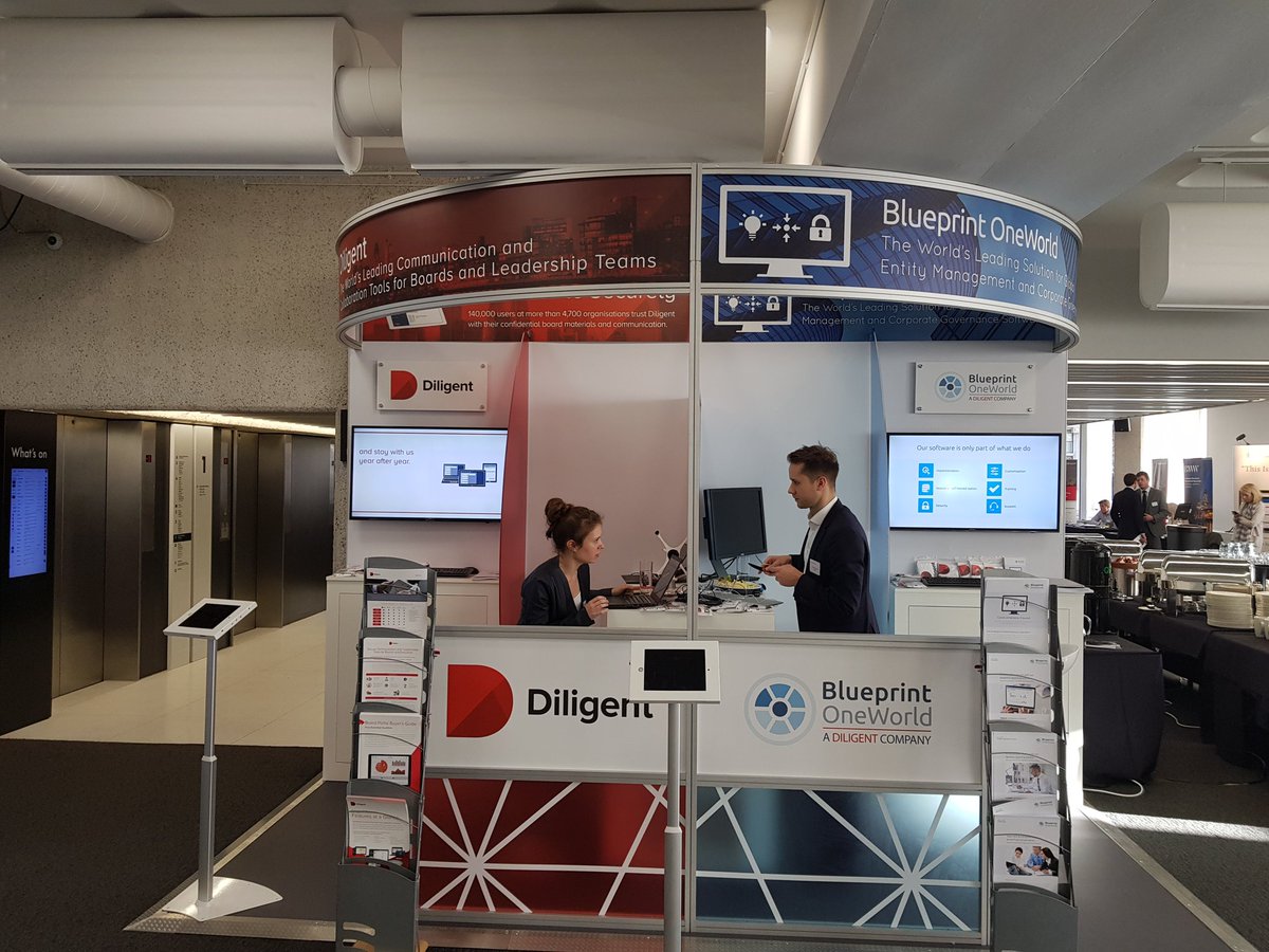 Jeffrev1's tweet photo. Drop by our stand at #TRCSF17 to see why Diligent Boards is the world's most popular board portal. @diligentHQ https://t.co/k3ZeU7KgHl