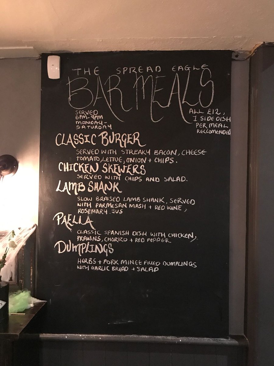 TheSpreadEagle3's tweet photo. Check out our Bar Meals tonight.... https://t.co/1gWWMj3Yt4