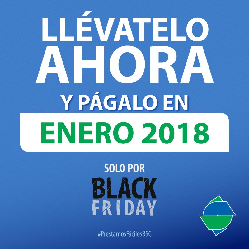 Aprovecha las grandes ofertas de <a href="/plazalama/">Plaza Lama</a> y <a href="/JumboRD/">Jumbo, ¡Lo Máximo!</a> y visita nuestro stand para financiar tu compra a 6 y 12 meses sin interés y con un MES DE GRACIA. Sólo válido viernes 24 de noviembre.  #PréstamosFácilesBSC