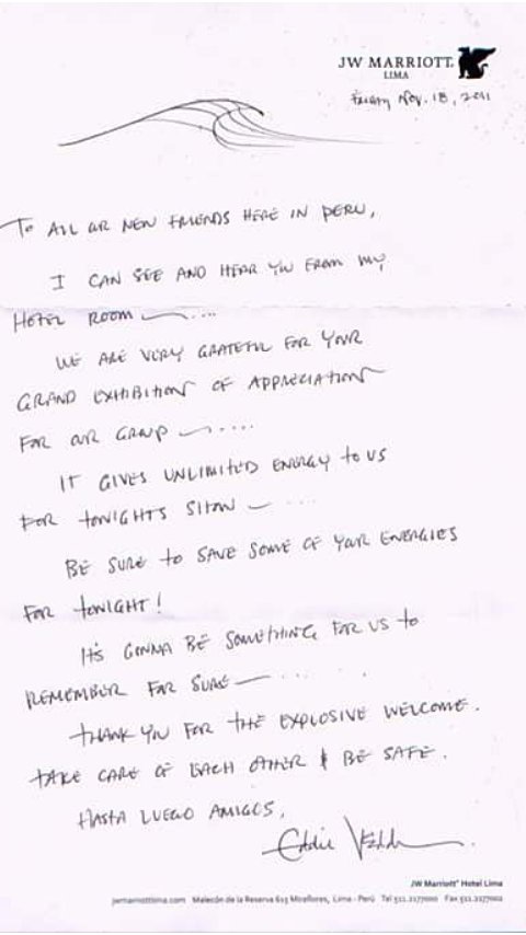 Dooobies's tweet photo. #EddieVedder #PJLima #PearlJam #PJ20 https://t.co/WsnJgmoUr2