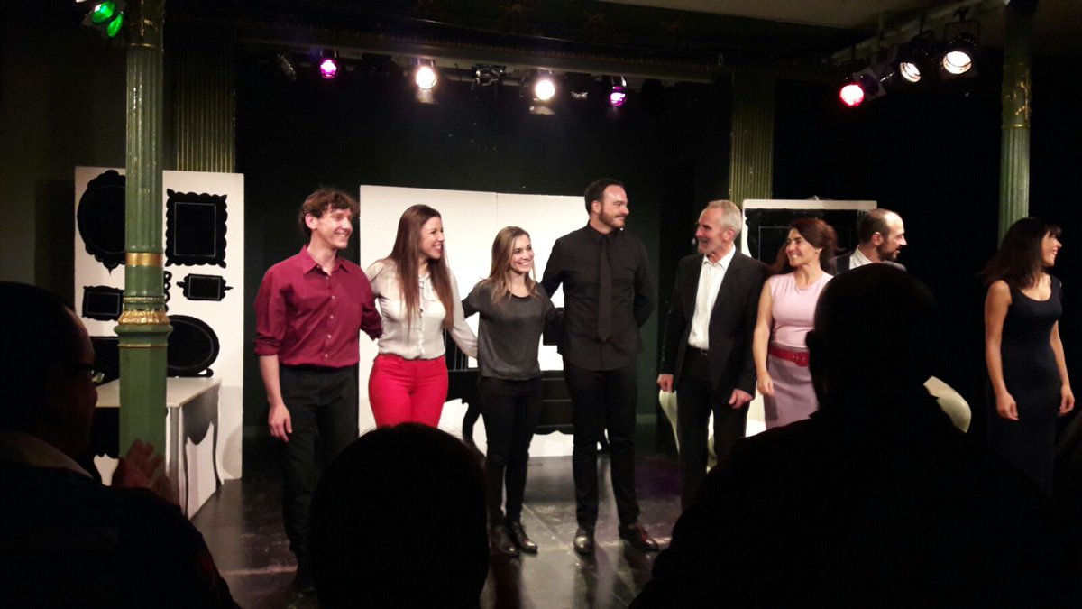 MarGamezMGG's tweet photo. El equipo de "La fauna del poder", simplemente maravilloso. #Lafaunadelpoder @faunadelpoder @diagorasproducc @teatrolara https://t.co/iksKGBCbtH