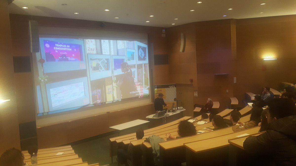 WildScreens's tweet image. Now @alephograph @ucl #lunchhourlecture on political games &amp;amp; architecture @BartlettArchUCL