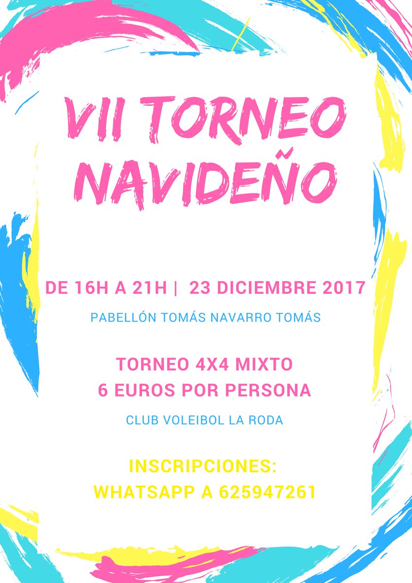 Más info del torneo en facebook.com/VOLEIBOLLARODA/