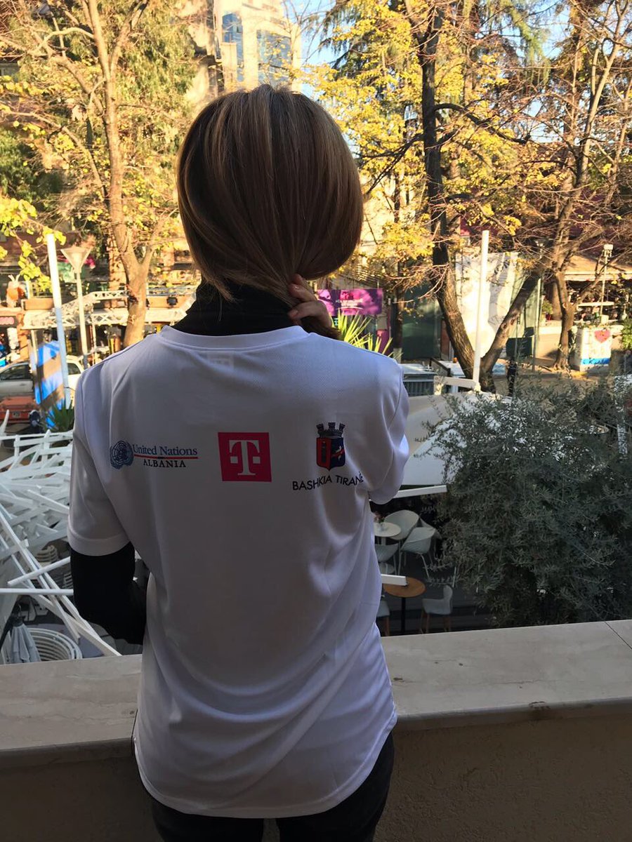 norakushti's tweet photo. Getting ready for #Run4SDGs in #Tirana today with participation of citizens from diverse segments of society https://t.co/kCloax4gve