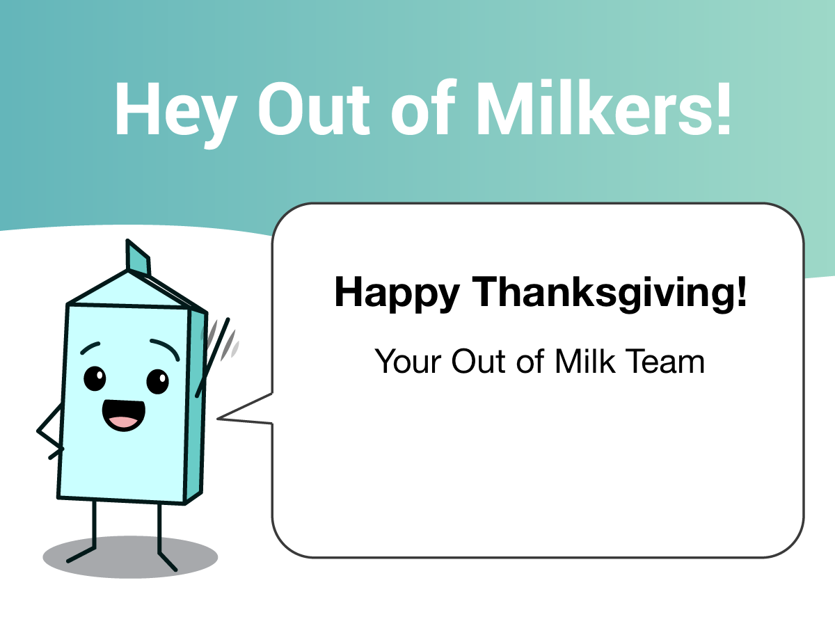 Out of Milk tweet media