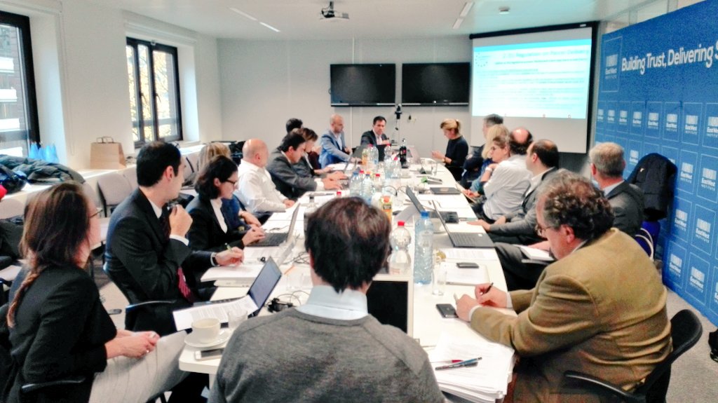 Ecommerce_EU's tweet photo. .@Ecommerce_EU is very happy to welcome all the members of the brand new #eLogistics Taskforce. Today's agenda includes discussions on #crossborder #parceldelivery regulation, #UPU, and #standardization of parcel delivery. 
#Ecommerce https://t.co/o9pSjOKWX6