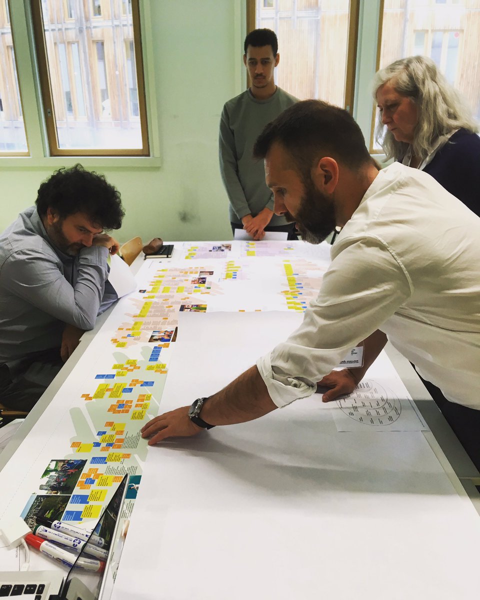s_fredriksson's tweet image. Atelier sur la base de la représentation graphique du parcours citoyen sur le territoire, visant à identifier les lieux d&apos;action du design #DesignDI #SemaineIP #Nantes