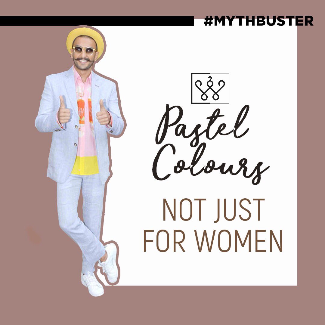 wodrob's tweet photo. .@RanveerOfficial is one dapper man who breaks so-called fashion rules. ❤️💯 Learn how to work those pastel hues like him.
#wodrob #wodrobapp #wodrobmagazine #Mythbusters #celebstyle #ranveer #ranveersingh #bollywood #padmavati #bollywoodstyle https://t.co/YAR42UAF2K