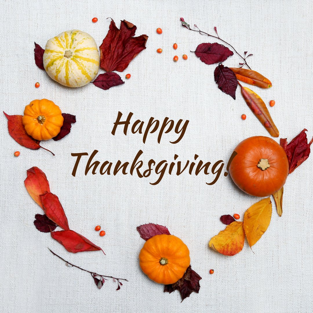 From our table to yours, Happy Thanksgiving!