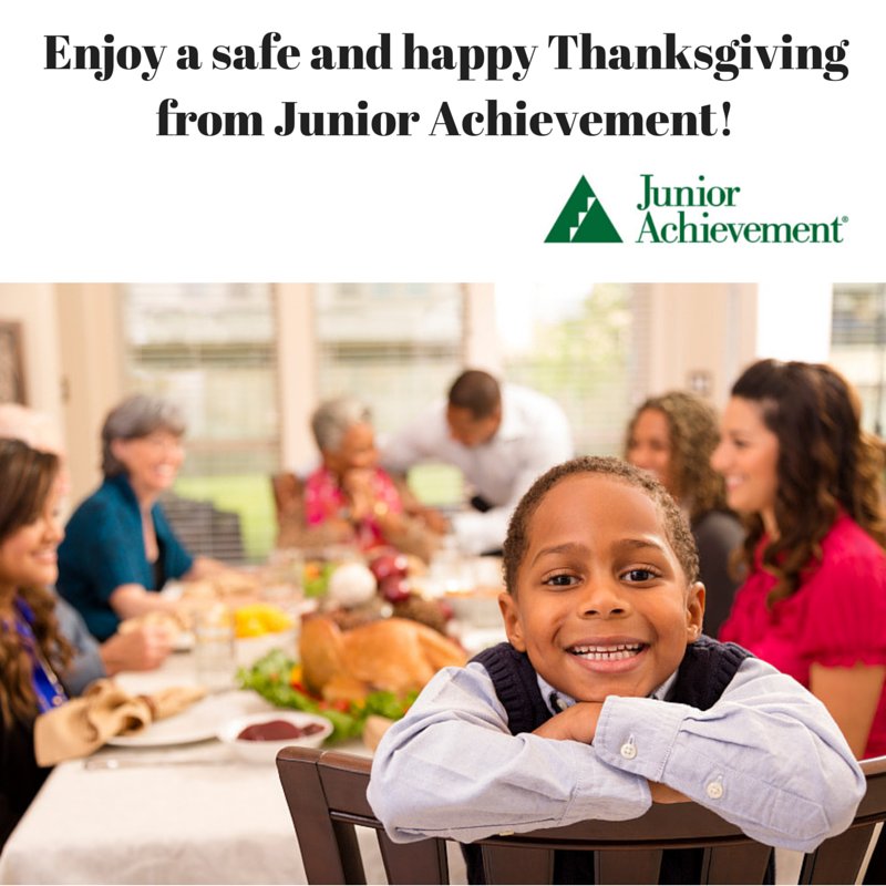 JA_Philly's tweet photo. Happy Thanksgiving! Today we are thankful for all of our wonderful volunteers and partners for all the help they give us, as well as our staff who work everyday to make sure no student is left behind. #Thanksgiving #JA #JASEPA https://t.co/BFEcZs1QIK