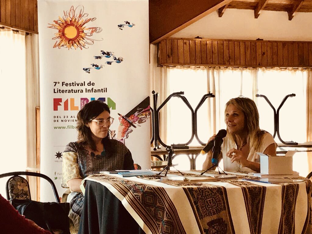 Apertura del encuentro para docentes del #Filbita en #VirreydelPino a cargo de <a href="/kmicheletto/">Karina Micheletto</a>