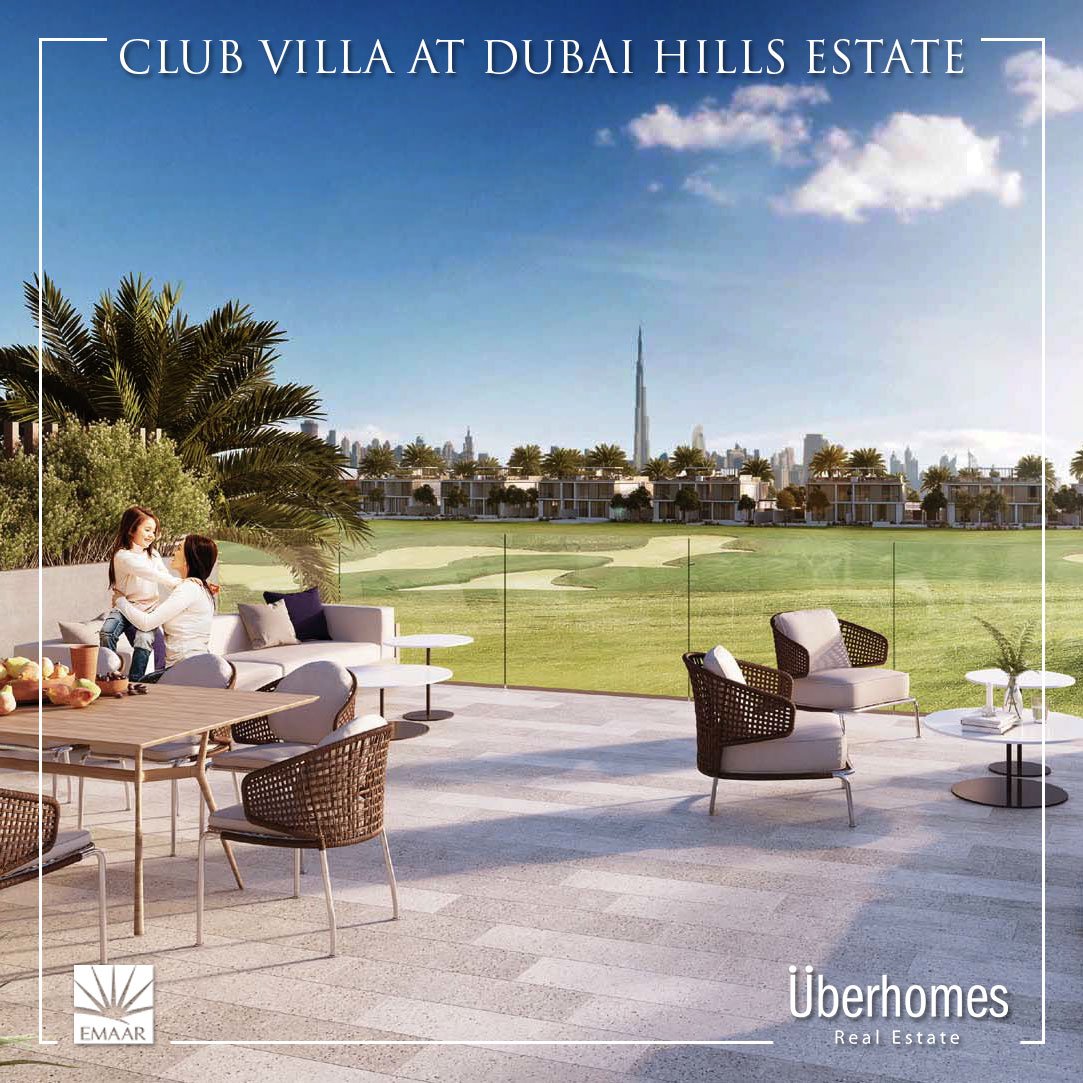 UberhomesUAE's tweet photo. Club Villas at Dubai Hills Estate from AED 3.1M. 3 &amp; 4 BR villas with a full view of 18-hole championship golf course from your private rooftop terraces. Book now for as low as 5%! https://t.co/TXdkijJmOT

#uberhomesuae #clubvillas #emaardubai #propertyforsale https://t.co/IDvuMe2nVT
