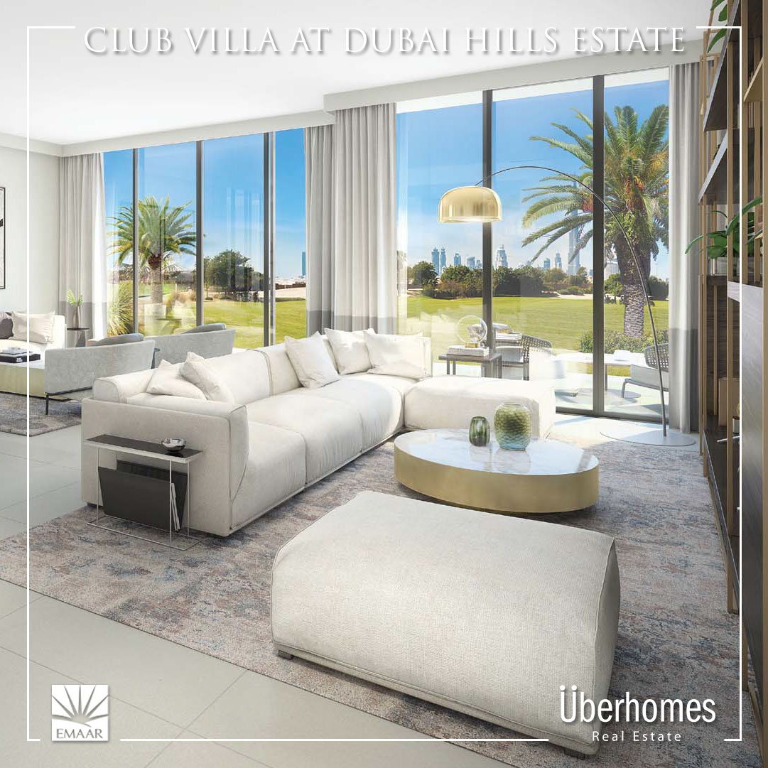 UberhomesUAE's tweet photo. Club Villas at Dubai Hills Estate from AED 3.1M. 3 &amp; 4 BR villas with a full view of 18-hole championship golf course from your private rooftop terraces. Book now for as low as 5%! https://t.co/TXdkijJmOT

#uberhomesuae #clubvillas #emaardubai #propertyforsale https://t.co/IDvuMe2nVT