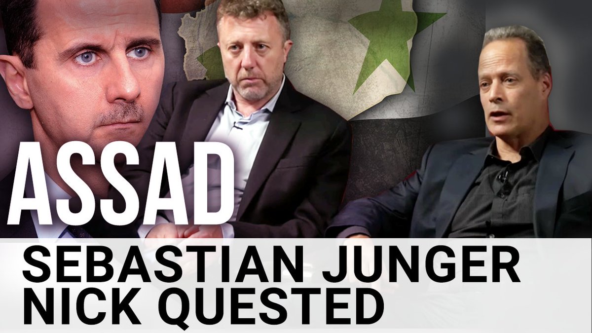 LondonRealTV's tweet photo. @sebastianjunger and @nickquested share their views on to why #Assad won't step down. Click on the link here to watch the clip: https://t.co/tL2zPJaWhx for full episode click here: https://t.co/nOH1XqOzmv #sebastianjunger #nickquested #hellonearth #syria #Assad #middleeast https://t.co/aYDrce1BKP