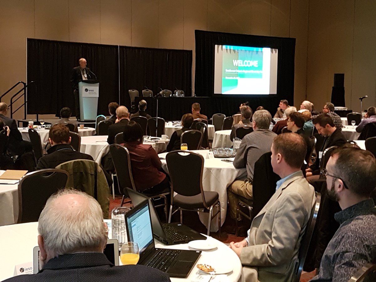 IESO_Tweets's tweet image. Hello #LdnOnt! Today we’re at the 4th of 5 Ontario Regional Electricity Forums. We’ve been hearing from many of you across the province and looking forward to today's  meeting for Southwestern Ontario. Thanks @OxfordCounty for kicking off today's event.