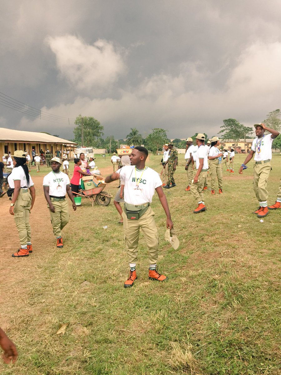 Day 2. Entry 4:This is the first & last time you will see a photo of me in NYSC gear. Photo credit:  @TheOgenna