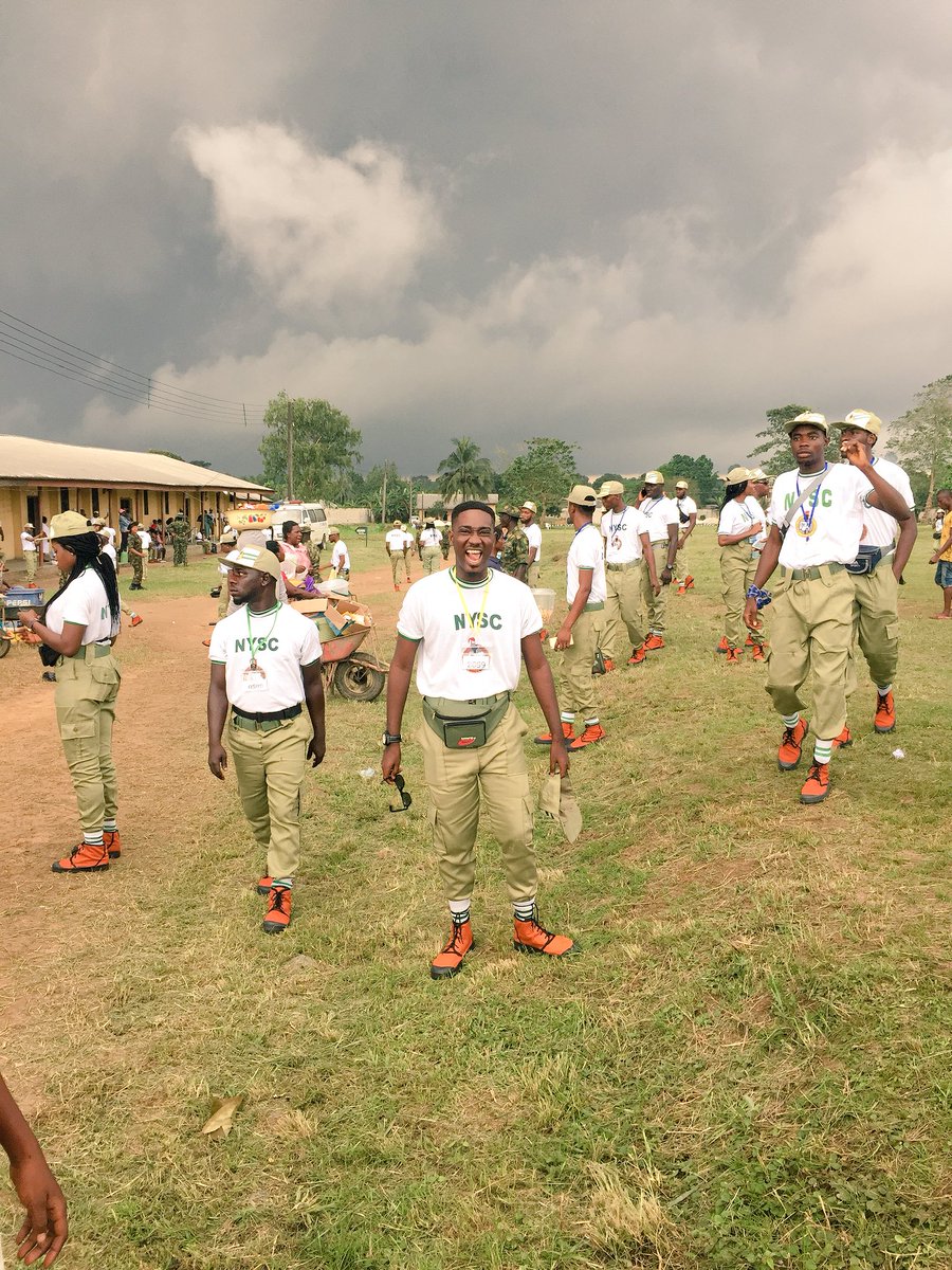 Day 2. Entry 4:This is the first & last time you will see a photo of me in NYSC gear. Photo credit:  @TheOgenna