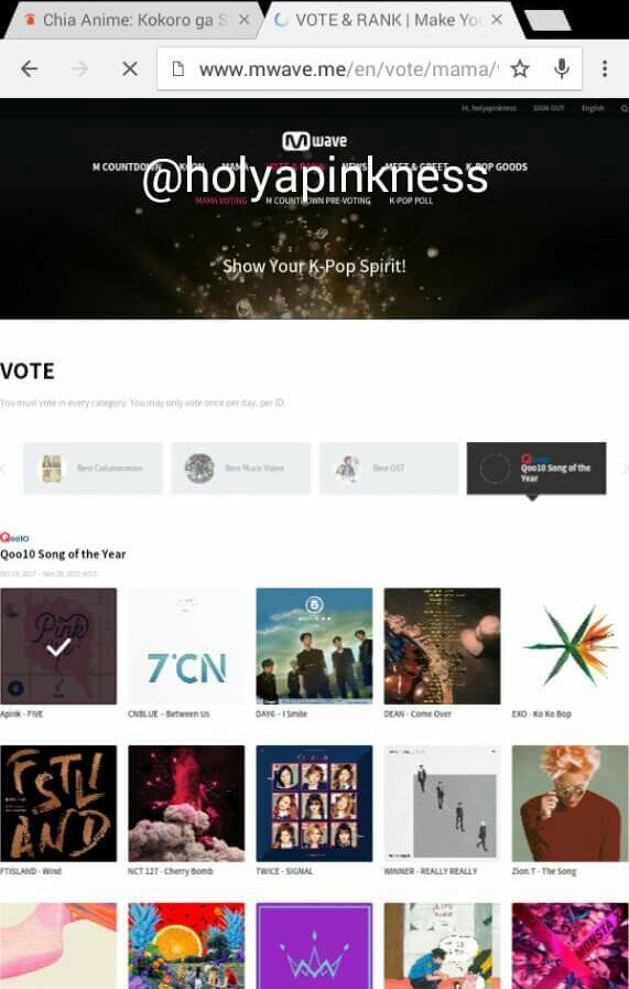 holyapinkness's tweet photo. @ApinkChart #ApinkChart_VoteUP https://t.co/u6Ja3amvSa