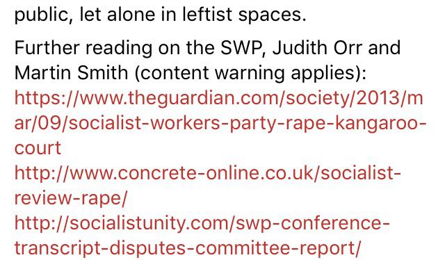 EdinAntifa's tweet photo. Edinburgh antifa's statement on SWP involvement in the @Lighthousebks  #radicalbookfair and no platforming pt2

#fucktheswp #noplatform https://t.co/QhSRQkINoY