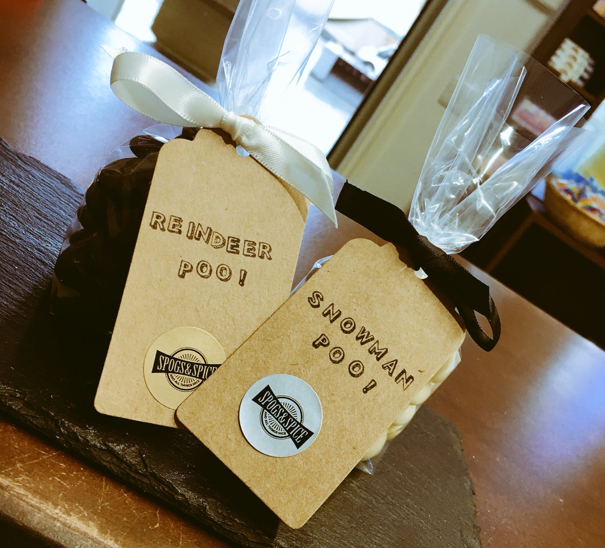 Reindeer and snowman poo is now in store . Get yours now #Christmas #gifts #piecehall #supportlocalbusiness #stockingfiller #unsual #kids