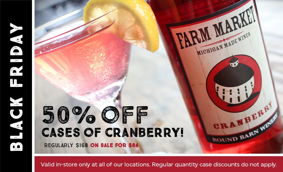 Round Barn On Twitter Tomorrow Only Get A Case Of Cranberry