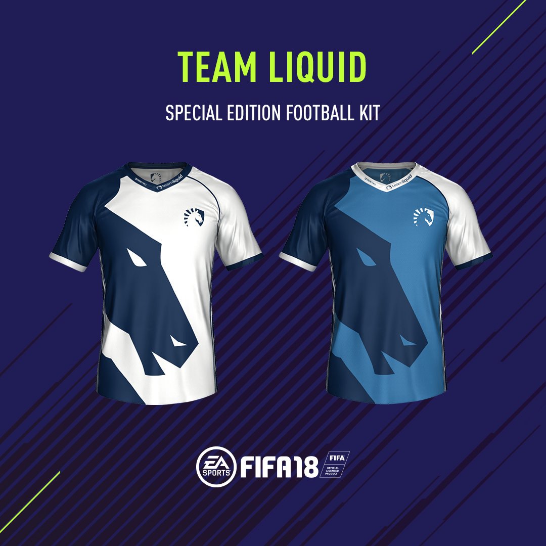 TeamLiquid's tweet image. Time for our monthly #FIFA18 kit giveaway!

RT and Follow for your chance to win  🎁