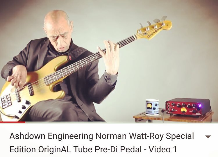 ashdownmusic's tweet photo. Head to our YouTube channel to check out our new video with the legend that is Norman Watt Roy showing off his new OriginAL Pre Amp pedal. #normanwattroy #blockheads #ashdown #bass #tubedi #valvedi #pedal #bassplayer #bassist #spotthevu #legend #madeinen… https://t.co/jptP23wqwG https://t.co/tDB9eYrsFR