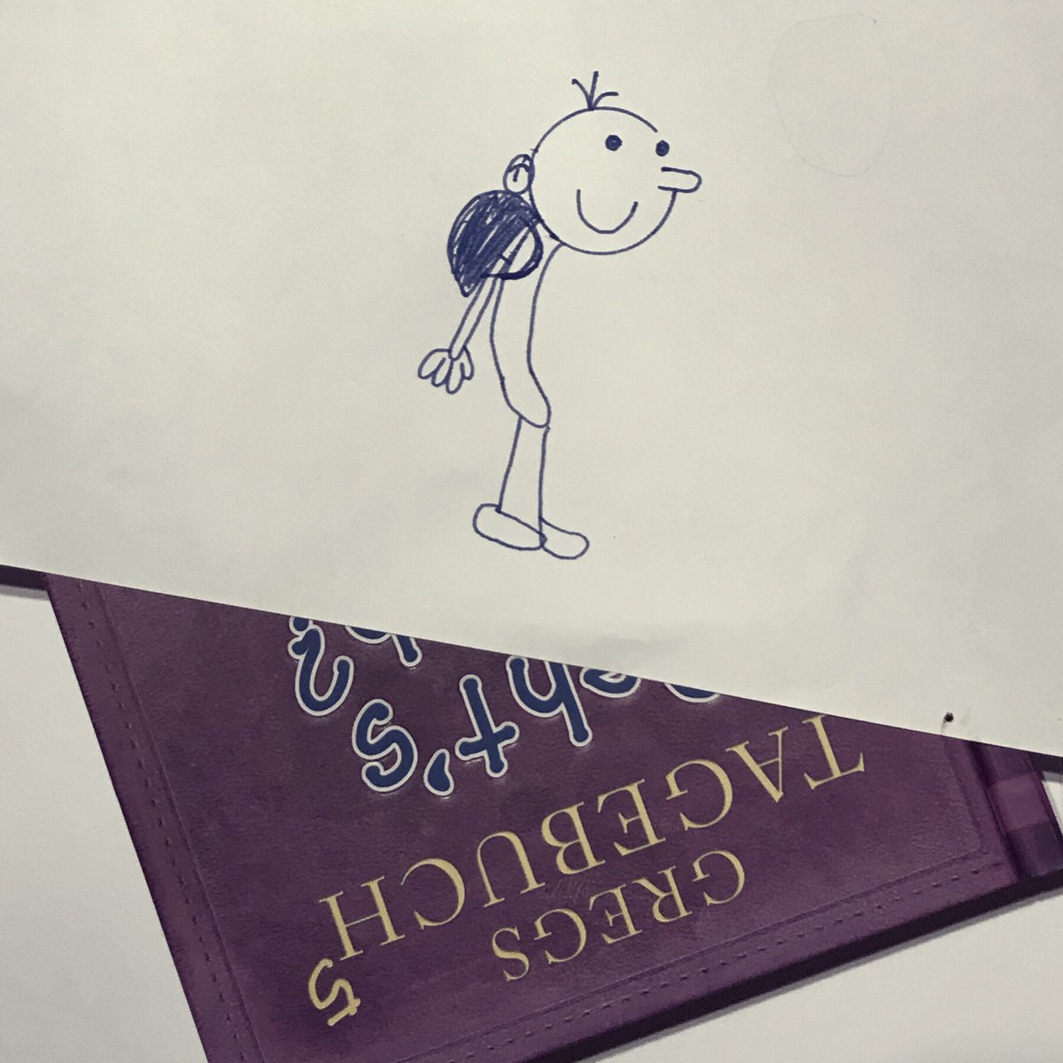 mhofstaetter's tweet photo. sohnemann liest und zeichnet #gregsdiary https://t.co/dqm1aDsK6n