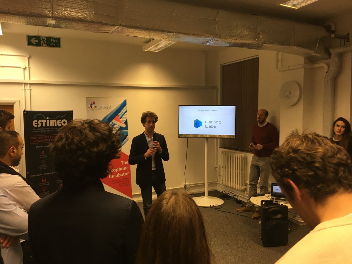 estimeo's tweet photo. On débute avec @CarvingLabs « the new mobile channel » https://t.co/fNWDgmFyqq