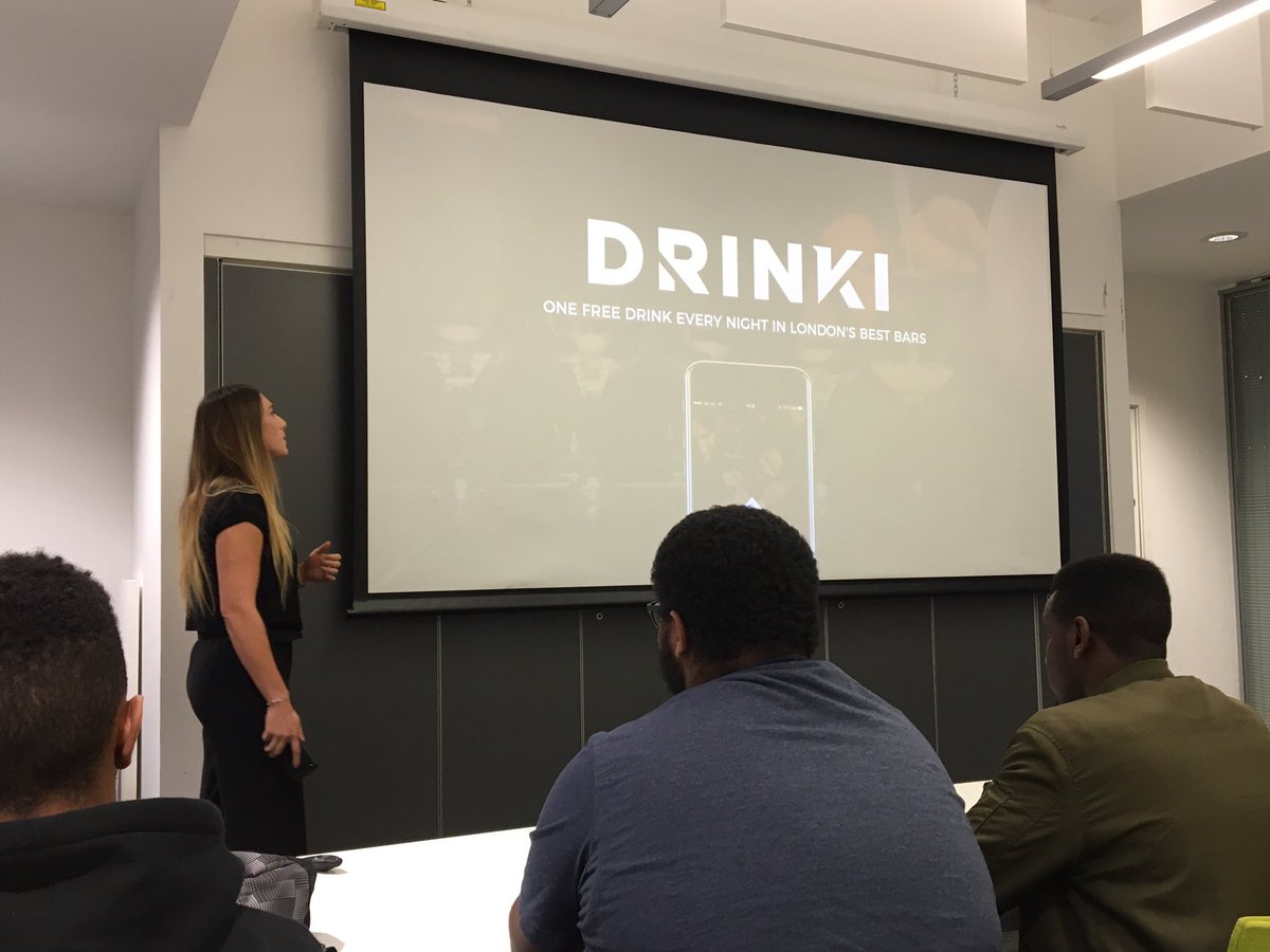 TheEntSoc's tweet photo. "Don't waste time waiting to build, just get out and test" @drinkiapp #lifetalks #TES #startupbusiness https://t.co/GPyPvRdJW1