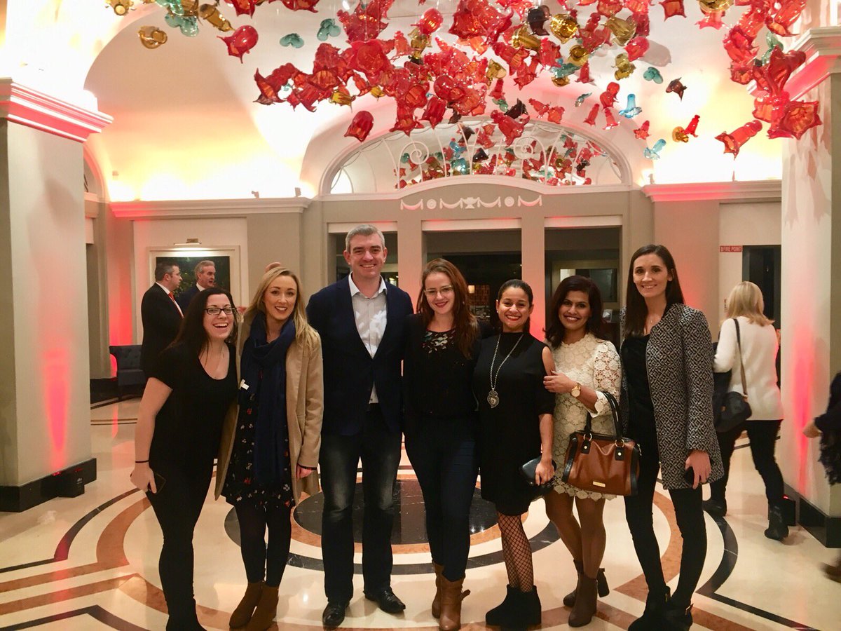 MCIIreland's tweet photo. The team out celebrating the 200th anniversary of the Gresham Hotel
#RiuGresham200years #mcidublin #eventprofs https://t.co/BzklRudGkV