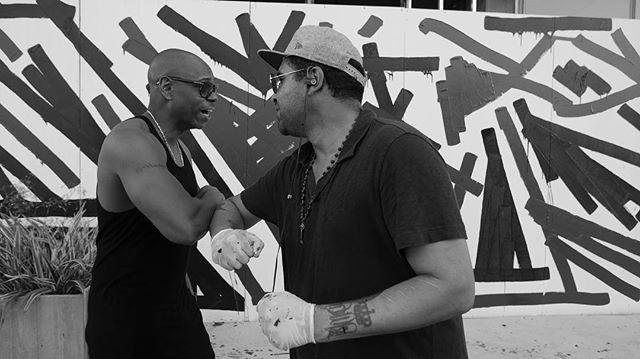 Always.  Good. To see.  #DAVECHAPPELLE x #RETNA p: @trikxpikx1 : @retna