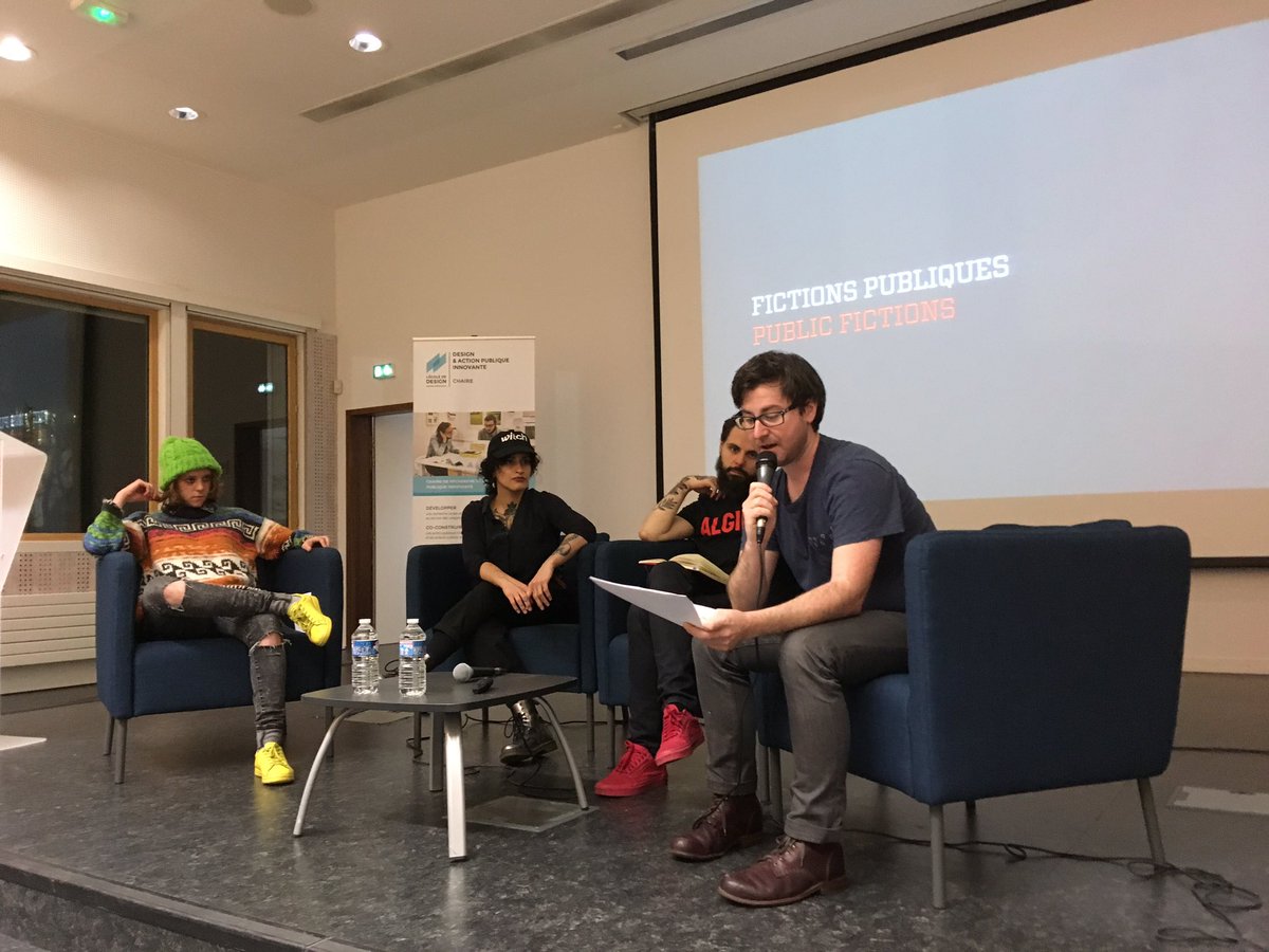 s_fredriksson's tweet image. Présentation des processus de #DesignFiction permettant d&apos;engager du débat avec un large cercle de parties-prenantes autour de questions de société majeures #SemaineIP #DesignDI