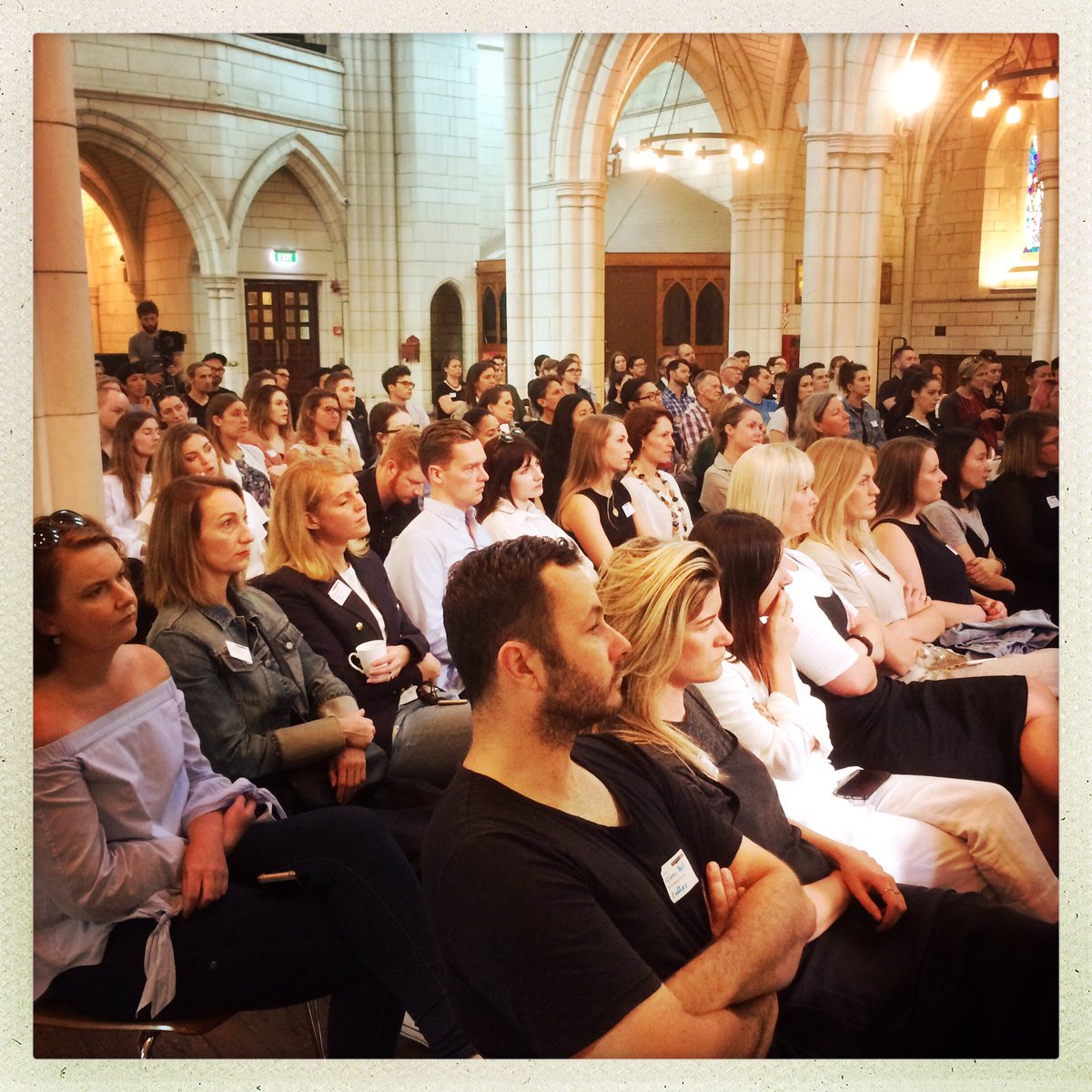 BobaMBaluchova's tweet photo. Great combo 4 @creativemorning: beautiful #Akl church / @StMatthewsNZ & #cmAkl / @Auckland_CM on inspiring topic #cmDeath. #creativeMornings https://t.co/7w9sMDTJ9U