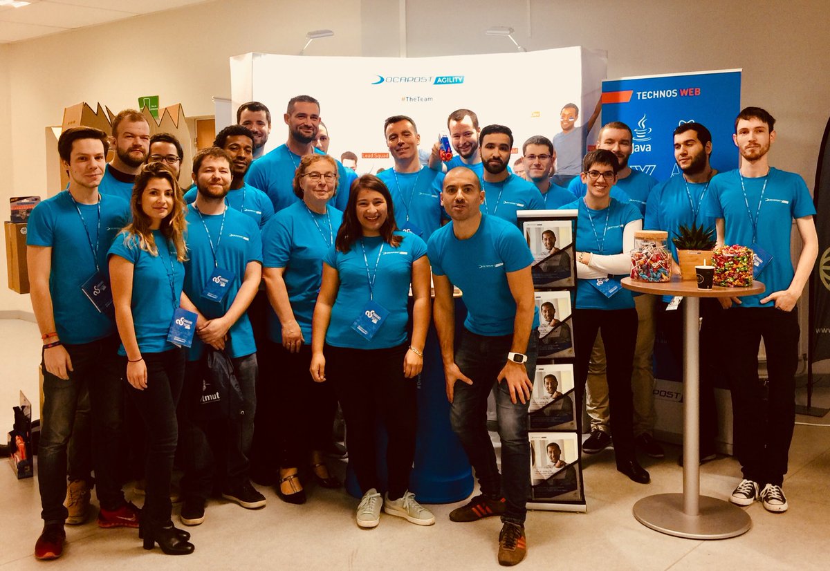 DocapostAgility's tweet photo. Team #DocapostAgility #Docapost #Codeurs2017 #Codeuses2017 #CodeursEnSeine https://t.co/xdE5Q1KVFy