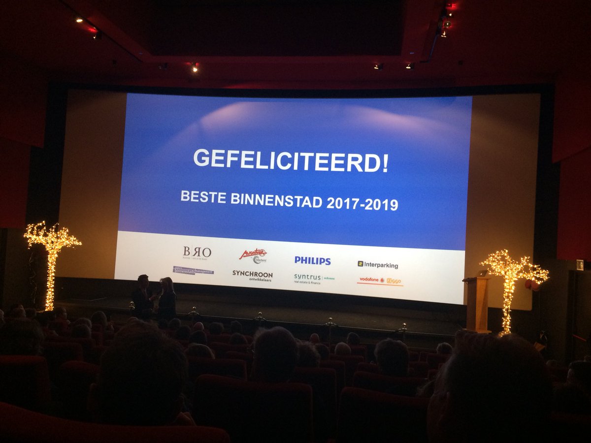 We hebben de felicitaties al binnen, nu de prijs nog....