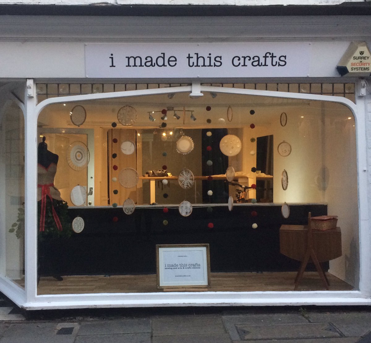 Very exciting my #new #shop opens Saturday #sewing &amp; #craft #classes #godalming pop in and say hello imadethiscrafts.co.uk