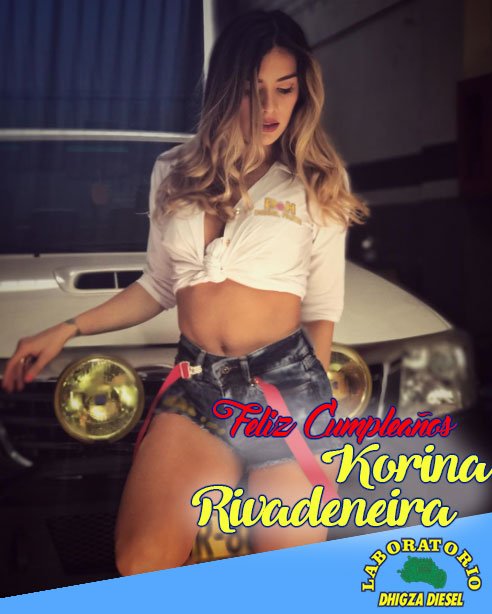 DhigzaLab's tweet photo. Nuestros sinceros saludos a #KorinaRivadeneira por su cumpleaños #26. Felicidades!!!! https://t.co/Ur9DGyRJZ9