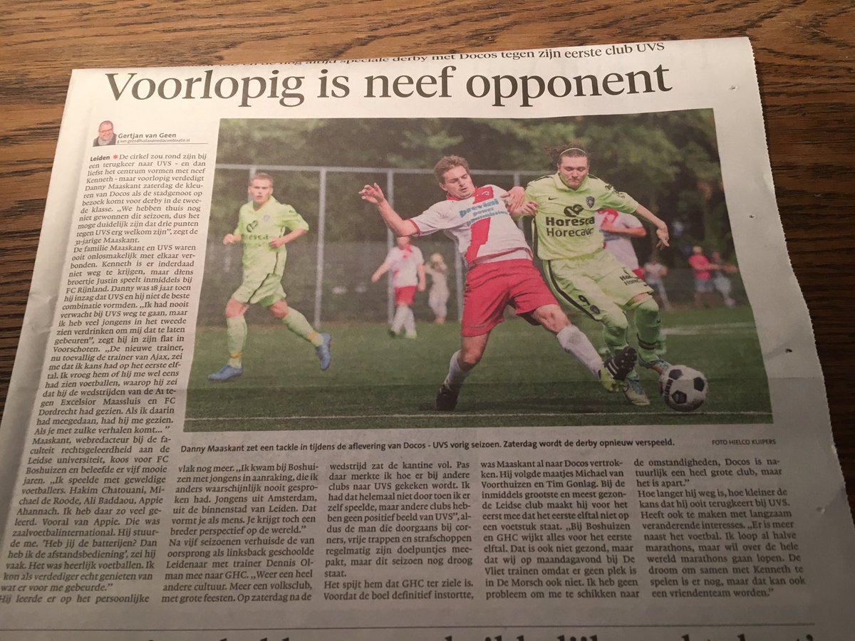 rksvDoCoS's tweet photo. Aanvoerder Danny Maaskant over het voetbal bij @rksvDoCoS en hoe hij daar terecht kwam na jeugdopleiding bij @LVVUVS #DOCUVS https://t.co/udEtIXRdaN
