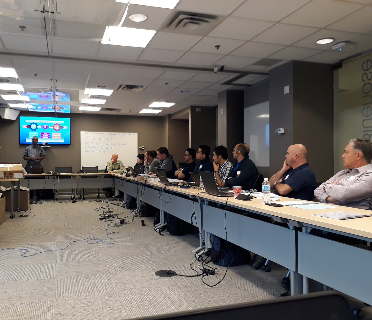 TechDataCanada's tweet photo. Just wrapped up another round of Cisco Architecture training days in Halifax! @ciscocanada #seeyouin2018 #meraki360 #collab360 #security360 #techdatacanada https://t.co/HV4gwLq2sL