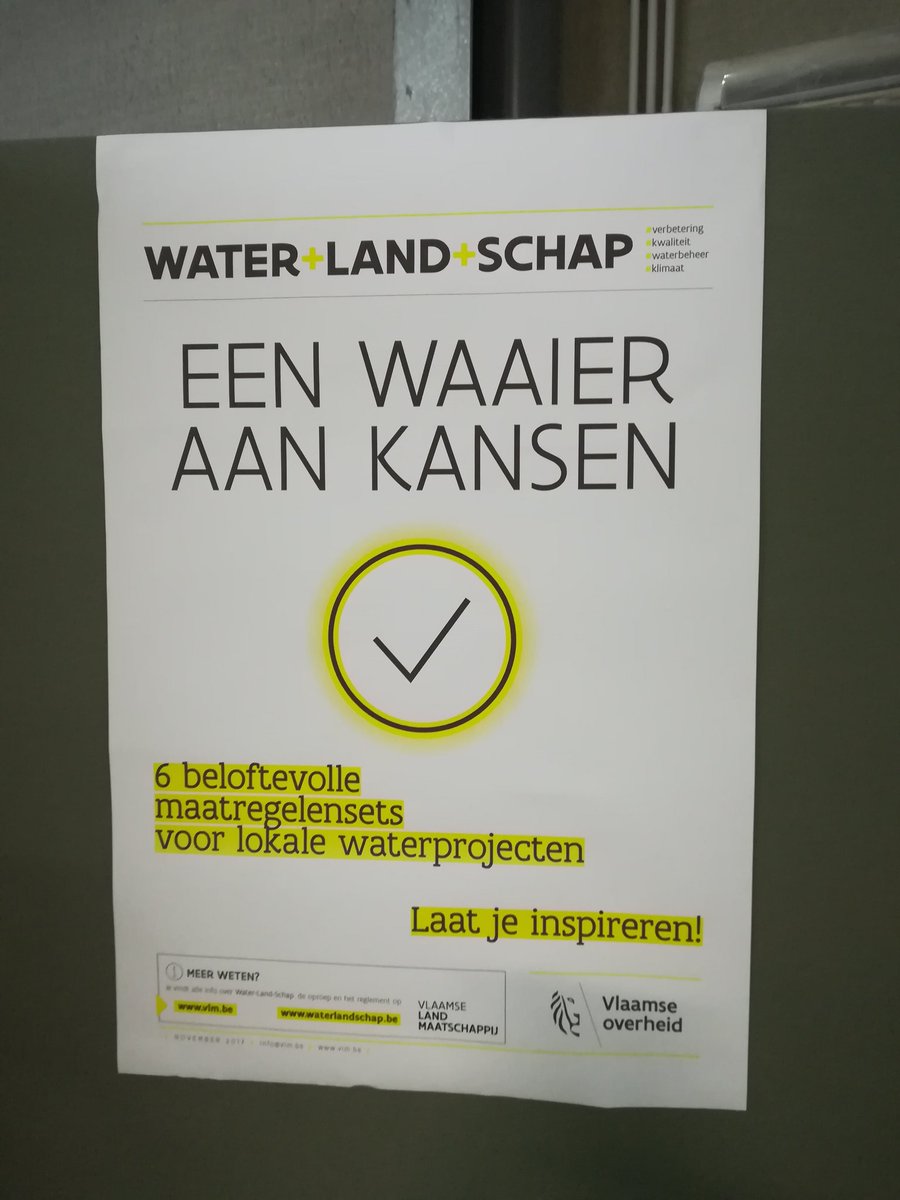 derde infomarkt #WaterLandSchap gestart in PCS Destelbergen Alle info op waterlandschap.be <a href="/VLMtweet/">Vlaamse Landmaatschappij</a> <a href="/OmgevingVL/">Departement Omgeving</a> <a href="/VMMeu/">VMMeu</a> @Vlakwa <a href="/ArchWorkroom/">Architecture Workroom Brussels</a>